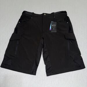 New Mens Cycling MTB Shorts Multipockets Bicycle Riding Shorts Padded  XL